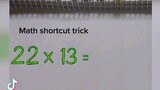 Math Trick shortcut