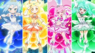 Check out all the transformations of Princess Six Hearts