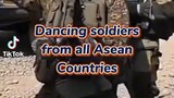Dancing soldiers.