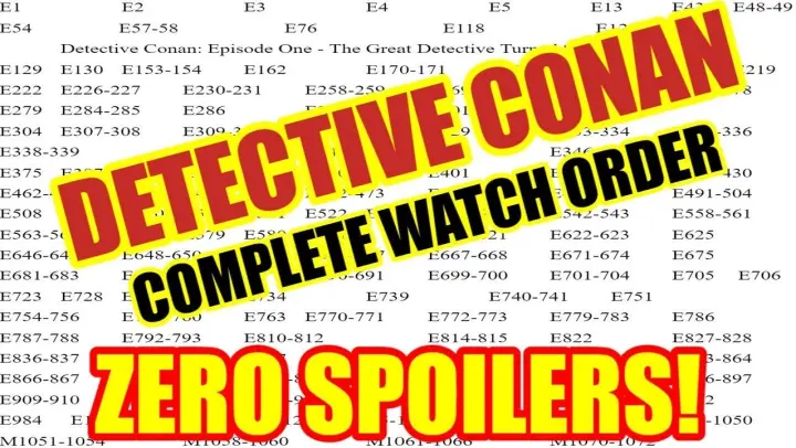 Detective Conan - Main Storyline & Timeline Chronology Q & A Part 1 (Watch Order W/ 0 Spoilers)