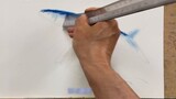 【Grandpa Shibazaki】How does a professional painter use children's painting tools｜Let's learn crayon 