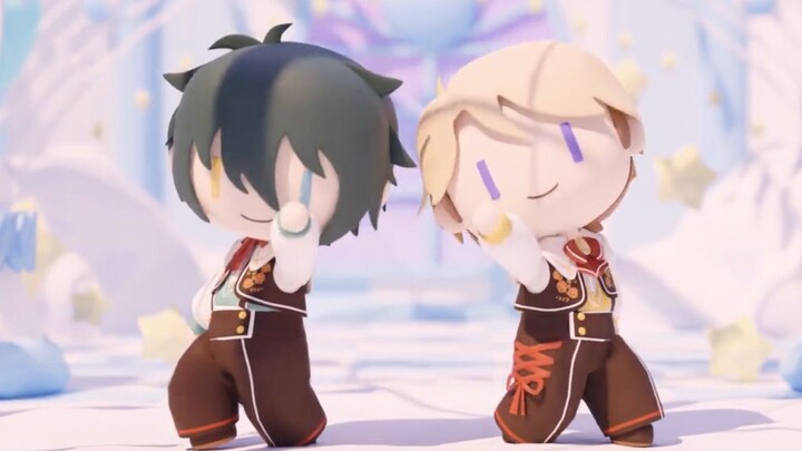 [Ensemble Stars! อันซันบุรุสุทาสุ! MMD] Xiaoming และ Roki ของ Xiaomeijia~