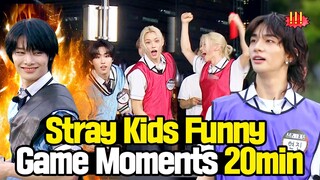 [Knowing Bros] From 'Spin the Doll' to 'Relay Run! Throw!' 🔥 Stray Kids' Funny Game Moments 🤣