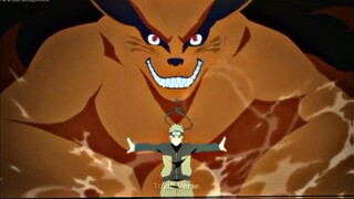 mode kyuubi pertama Naruto😎