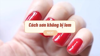 Cách sơn móng không bị lem 1| Nail Inspiration