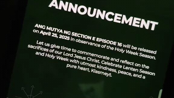 Ang Mutya ng Section E - Ep 16 Announcement‼️