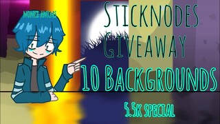 STICKNODES PROJECT GIVEAWAY - 10 Backgrounds / 5.5k special