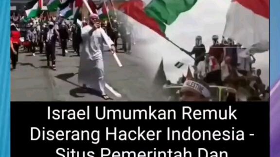 Israil Di Serang Hacker Indonesia Viral 2023