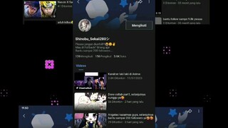 Yg follow semua Chanel ini sampe 9.8k (aku follback)