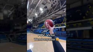 POV: Victor Wembanyama. 😅😳 #shorts