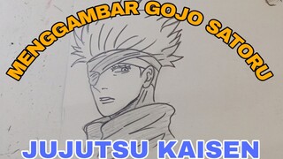 menggambar GOJO Jujutsu kaisen