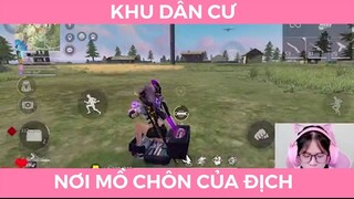 Khu dân cư nơi mồ chôn của địch