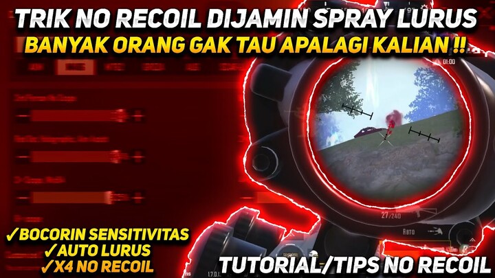 RAHASIA !! TRIK NO RECOIL 1.7 DAN KODE ? SENSITIVITAS TERBAIK GYRO (CARA KONTROL RECOIL) PUBG MOBILE