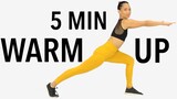 WARM UP EXERCISE AT HOME | 5 MIN FULL BODY STRETCH BEFORE WORKOUT