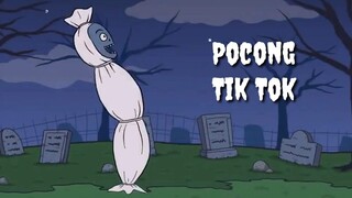 Pocong main Tik Tok || Animasi Kartun Horor Lucu