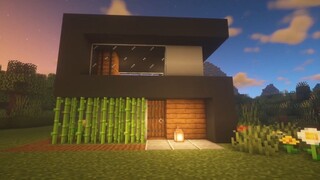 MINECRAFT RUMAH SIMPLE MODERN PART 2