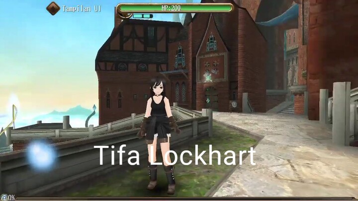 Cosplay Tifa Lockhart (Final Fantasy VII _ Advent Children) - Toram Online
