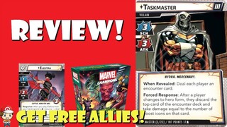 Taskmaster Gives You Extra Allies... FOR FREE!? (Marvel Champions - Rise of the Red Skull Review)