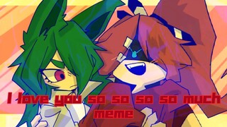 【凹凸世界❖雷祖】I love you so so so so much meme