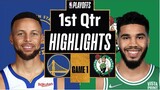 Golden State Warriors vs Boston Celtics 1st Qtr Game 1 Highlights | June 2 | 2022 NBA Playoffs