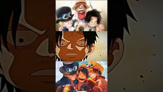 Luffy sabo Ace One Piece anime #shorts #luffy #sabo #ace #anime #onepiece