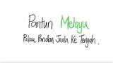 Pantun Melayu [Pulau Pandan Jauh Ke Tengah]