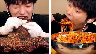 Sio Mukbang——Bulgogi Mukbang Roast Beef, Bibimbap