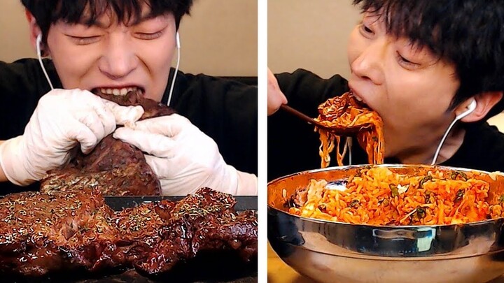 ชีโอไลฟ์กินเนื้อย่างเกาหลี กินบิบิมบับ
