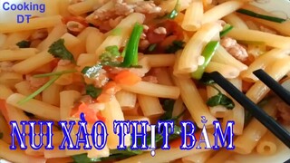 Cách làm món NUI XÀO THỊT BẰM nhanh gọn lẹ cho bữa sáng đầy đủ dinh dưỡng #ByCookingDT