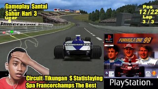 Belajar Gp Belgia Spa Francochamps Formula one 99 PS1