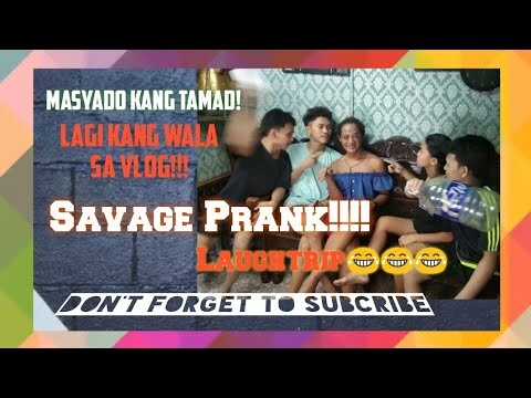 Savage Prank (Ganito napapala ng tamad sa Vlogs)