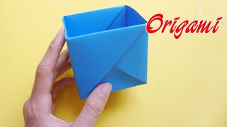 Cách làm hộp quà bằng giấy cực dễ - Cách Gấp Hộp Quà đơn giản Gấp giấy Origami -hộp bằng giấy a4