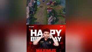 Chúc mừng sinh nhật FL Maximus 12/3/2002 - 12/3/2022👍 lqmb lienquan lienquanmobile_garena lienquanmobile garenalienquan teamflash xuhuongtiktok capcut