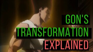 Gons Transformation Explained | HunterxHunter |
