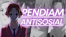 Anime dengan MC Pendiam dan Antisosial