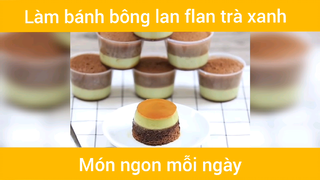 Làm bánh bông lan caramen  #monngon