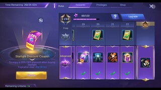 Vip Starlight kaja skin | Many rewards | Help me to get 1k subs free skin