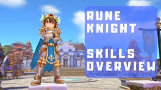 Rune Knight (RK) skills overview