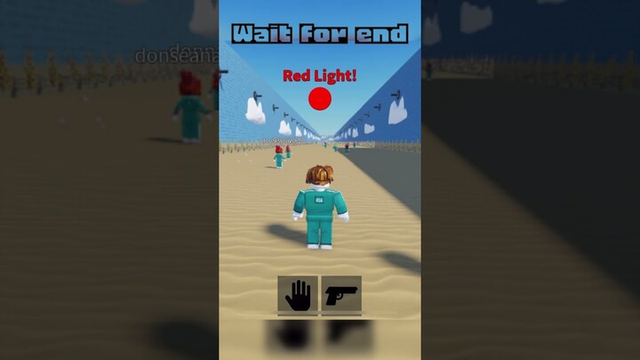 Will I Survive 'Red Light, Green Light' in Roblox Squid Game?  #roblox #redlightgreenlight