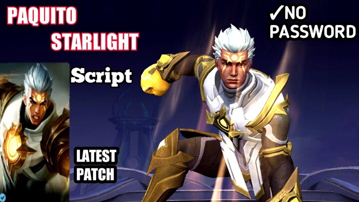 Script Skin Paquito Fulgent Punch/Direct link/ No Password/ Mobile legends Terbaru