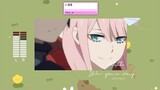 Zero two says darling ~ mix with song