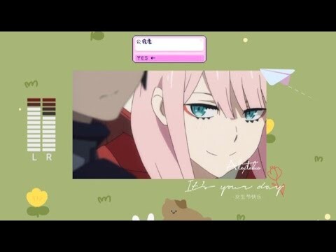 Zero two says darling ~ mix with song