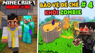 Minecraft: Đế chế Zombie tập 4 sống sót khỏi cuộc tấn công đội quân Zombie trong sinh tồn siêu khó