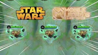 Cyclops Master Yoda Star Wars Skin in Different Graphics Settings MLBB