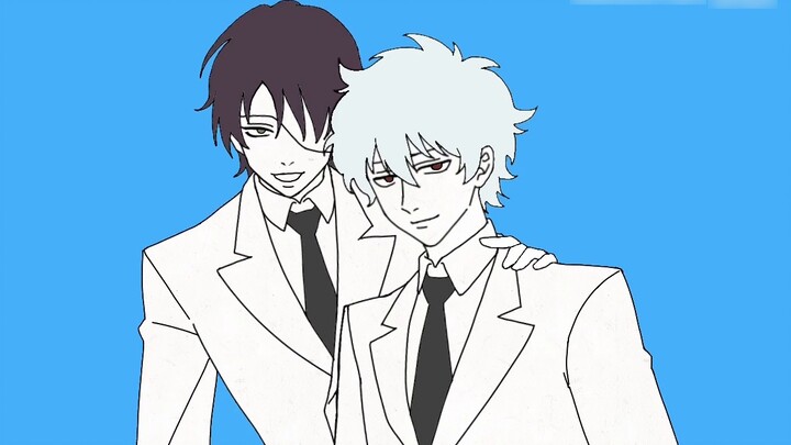 "Takasugi Shinsuke & Sakata Gintoki" Selamat malam, Nyonya