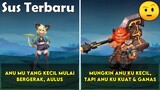 Percakapan Sus Hero Terbaru mobile legend bahasa Indonesia || Dialog Sus Hero Terbaru