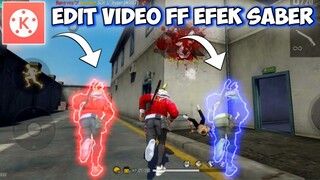 CARA EDIT VIDEO FREE FIRE EFEK SABER SEPERTI RUOK FF DI KINEMASTER