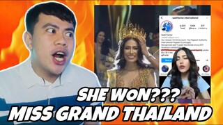 ATEBANG REACTION | CROWNING MOMENT MISS GRAND THAILAND 2022 ICON OF KHON KAEN