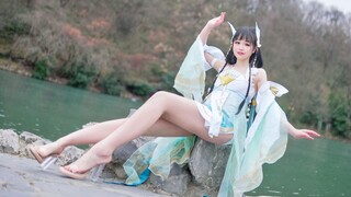 Con rồng xanh nhỏ nhảy ra khỏi màn hình❤Điệu nhảy chân trần không độ Danqing❤【Koisa】