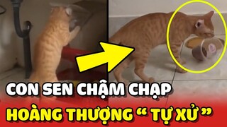 Hoàng Thượng "TỰ ĐỘNG LẤY THỨC ĂN" vì Sen quá LỀ MỀ chưa chịu cho bé ăn 😂 | Yêu Lu